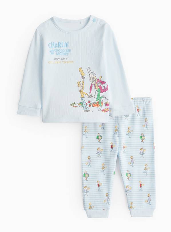 Charlie and the Chocolate Factory Blue Pyjamas Up to 3 mths